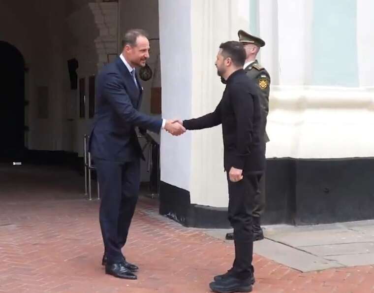 Zelenskyy held a meeting with the Crown Prince of Norway, who is visiting Ukraine for the first time