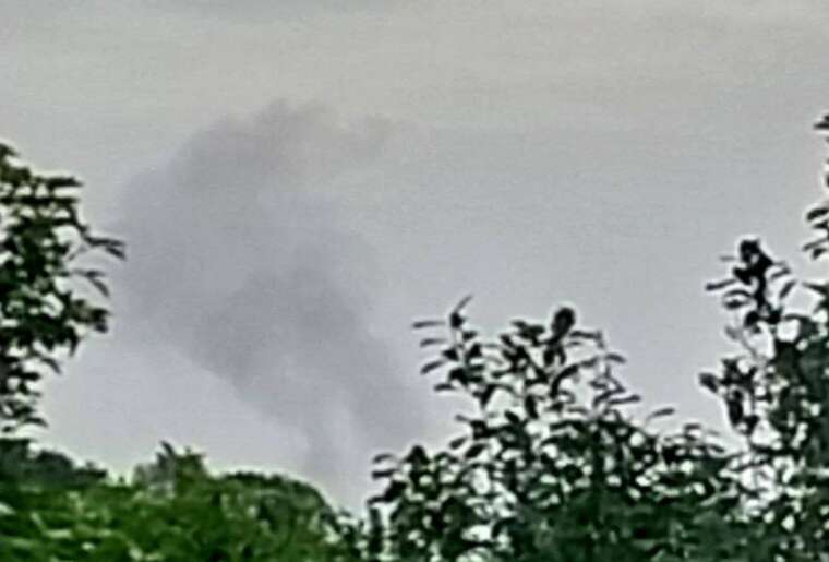 Rocket attack on Kharkiv region: explosions were heard near Chuhuiv