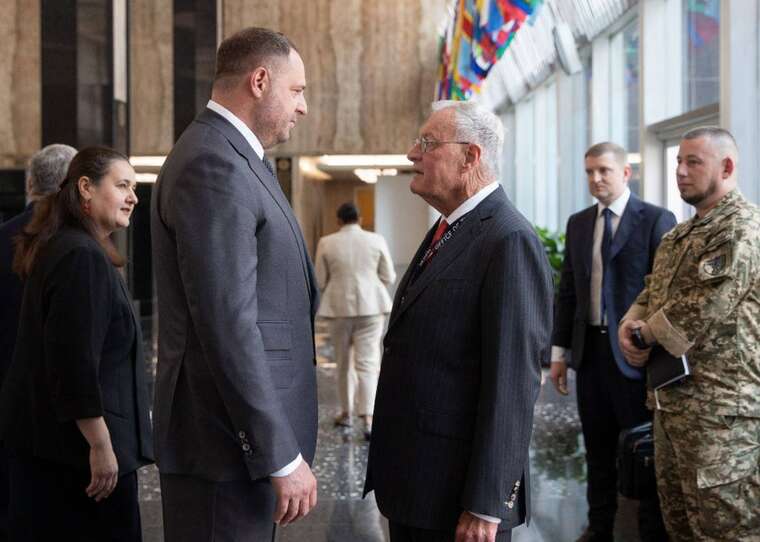 Yermak held a meeting with Kellogg in Washington