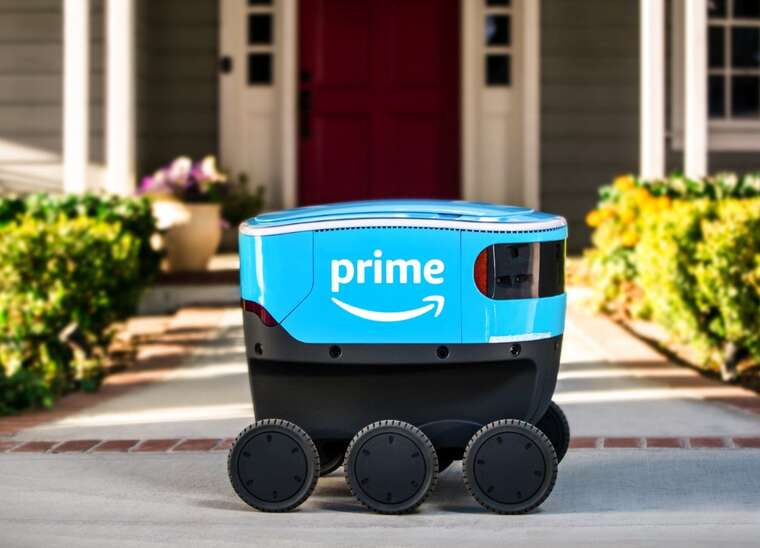 Amazon готується замінити кур’єрів роботами: в Сан-Франциско тестують андроїдів-доставників