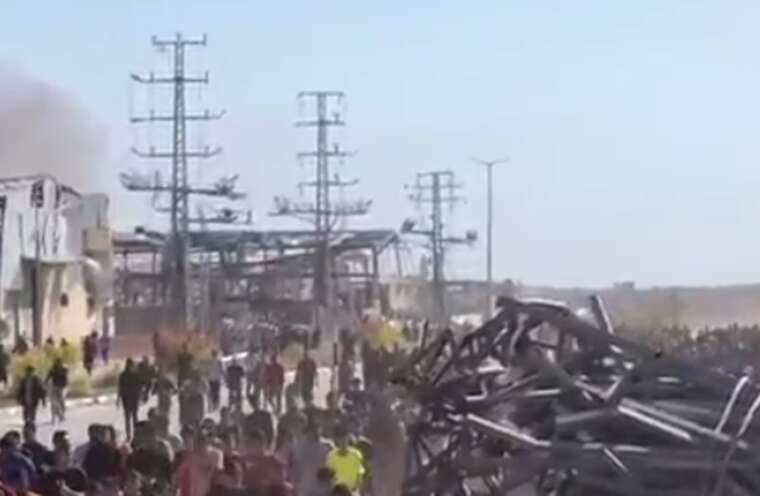 ABC showed a segment about the shelling of Kharkiv, but they showed footage from the Gaza Strip