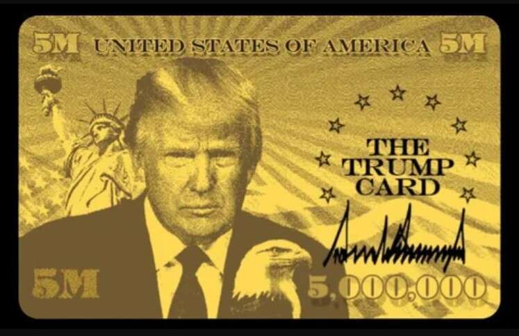 Трамп відкрив реєстрацію на «золоту карту» США за 5 мільйонів доларів, – ЗМІ