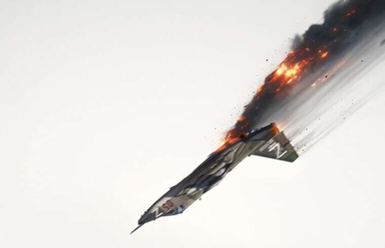 Падіння російського Су-25 на Донбасі потрапило на відео