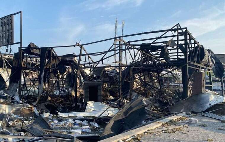 In Zaporizhzhya, Russian drones destroyed a branch of "Nova Poshta"