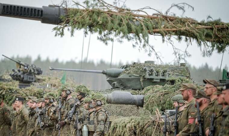 Германия вместе с союзниками начала крупные военные учения на Рейне