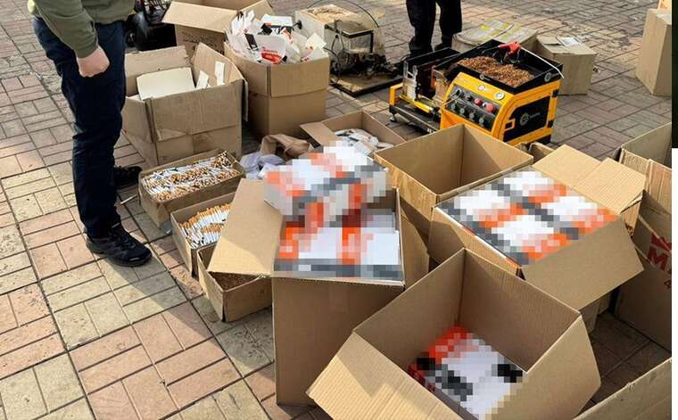 In the Kharkiv region, underground factories for the illegal production of cigarettes were uncovered