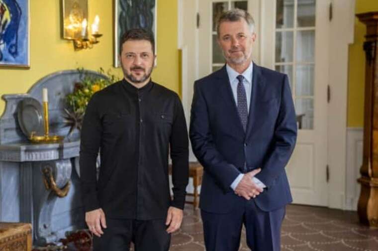 Зеленський провів зустріч з королем Данії Фредеріком X