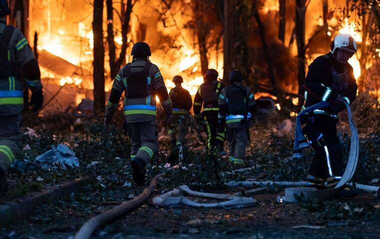 Ночная атака РФ по Киеву: погибших нет