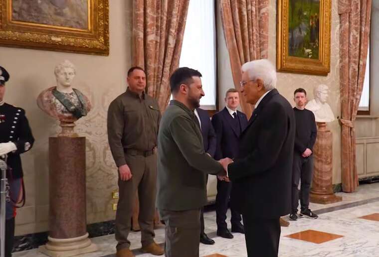 Зеленский встретится в Риме с президентом Италии