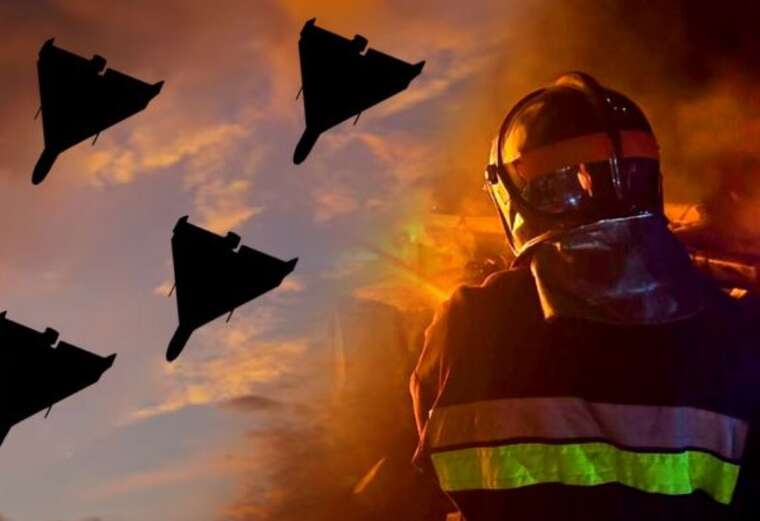 В Николаеве во время атаки вражеских БПЛА прозвучал взрыв