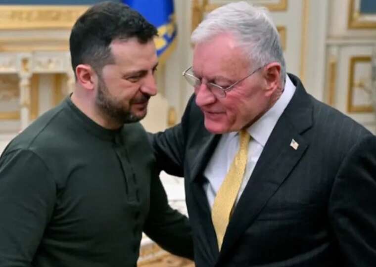 Зеленський провів  у Римі зустріч із Келлогом