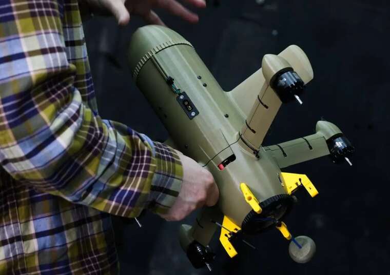 В Одессе дрон-перехватчик впервые сбил «Шахед»: появилось видео момента атаки