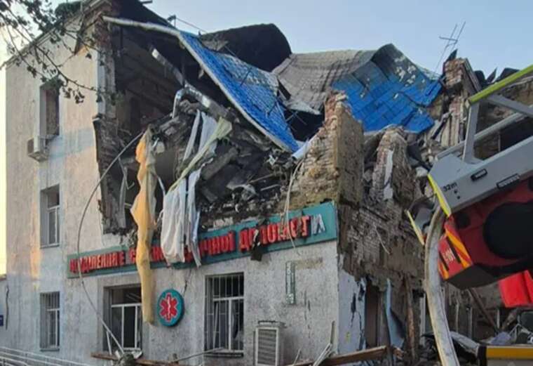 In Slovyansk, enemy shelling damaged hospital buildings, a kindergarten, and houses