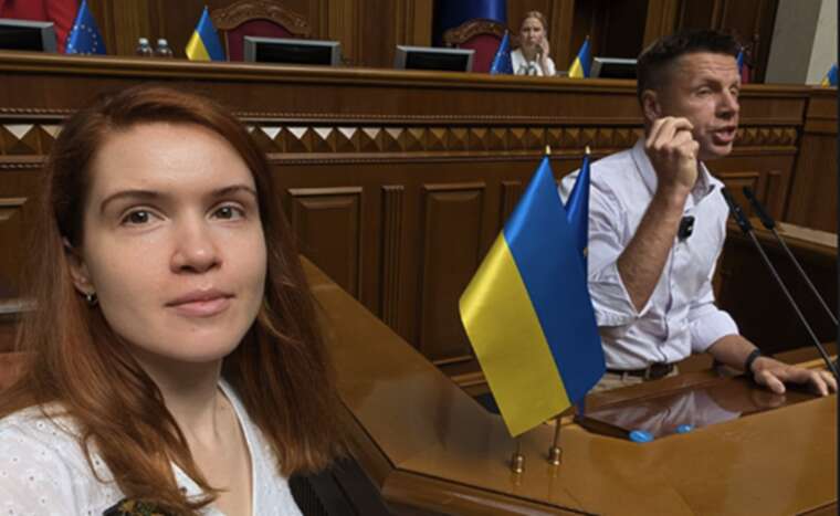 Bezuhla compared Honcharenko to a monkey: "He takes my theses and shouts"