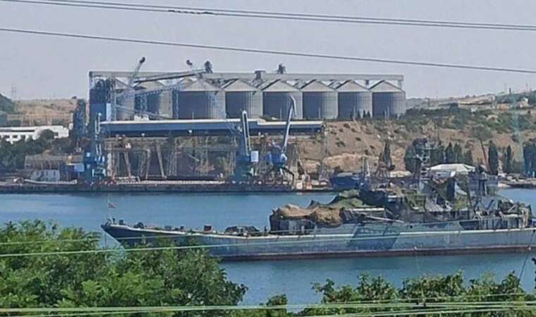 Agents of "ATESH" have discovered a damaged Russian ship in the occupied Crimea