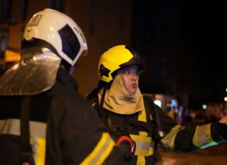 In the Darnytskyi district of Kyiv, a part of an enemy drone has fallen — no casualties reported