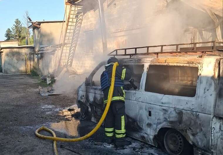 The Russian attack on Ivano-Frankivsk: four people were injured, footage of the aftermath has appeared