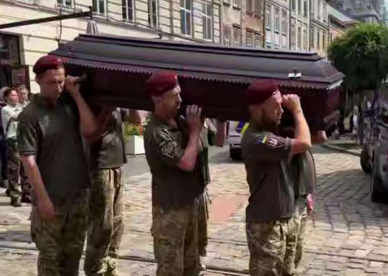 In Lviv, they are bidding farewell to 12 fallen Defenders who died in captivity