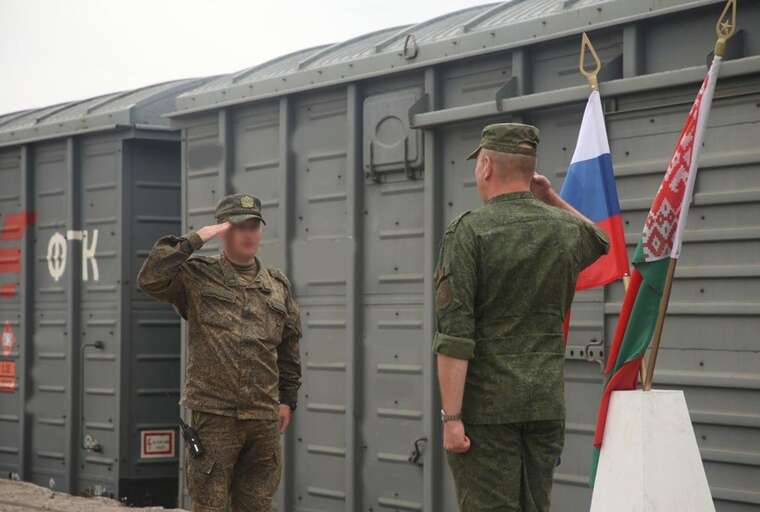 Перший ешелон з російськими військовими прибув до Білорусі на навчання "Захід-2025"