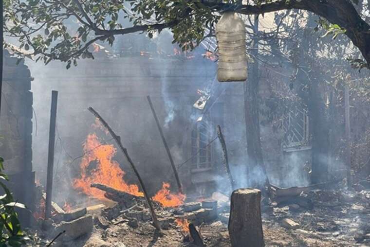 The invaders attacked Nikopol: there is damage to civilian infrastructure, two people were injured