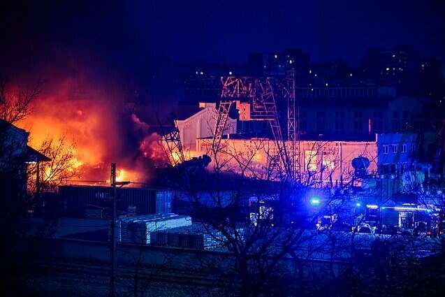 У Вільнюсі ліквідували пожежу в гаражі Міністерства закордонних справ Литви