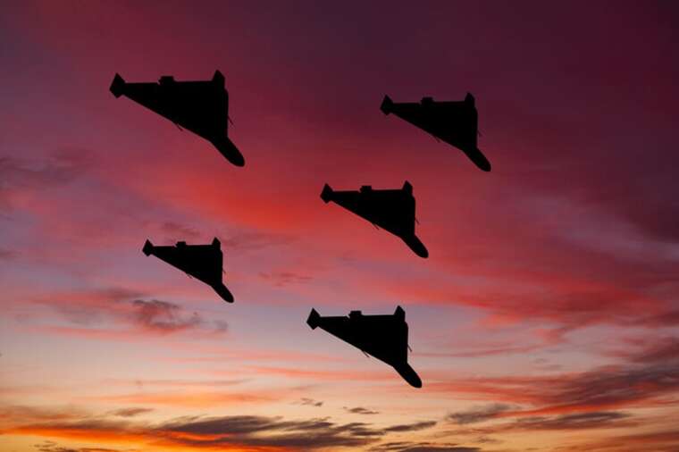 Groups of Russian strike UAVs are attacking several regions of Ukraine