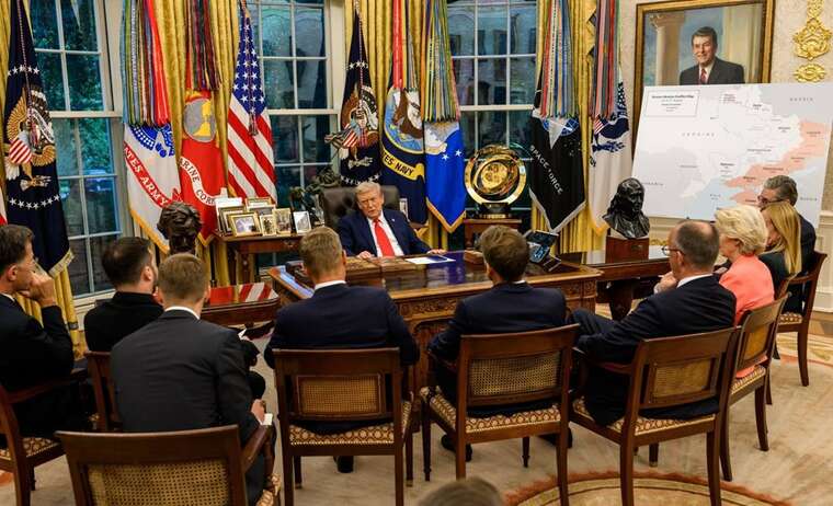 WSJ: Зеленський не відкинув ідею територіального обміну на зустрічі з Трампом