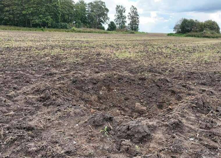 In Estonia, a Ukrainian attack drone crash was recorded