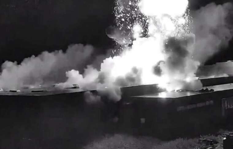 Четвертий удар за пів року: у Києві знову атакували завод з виробництва Bayraktar