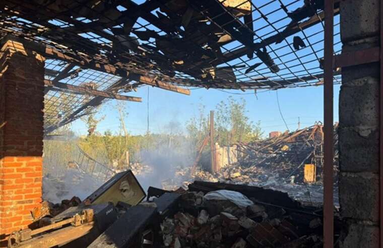 Ночью враг атаковал Славянск беспилотниками и УАБами