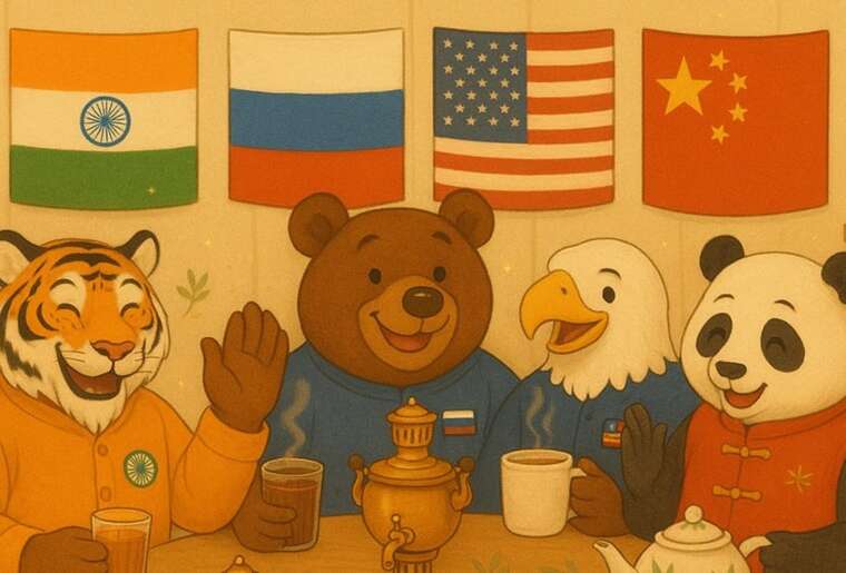 У РФ натякнули на союз Китаю, Росії, Індії та США