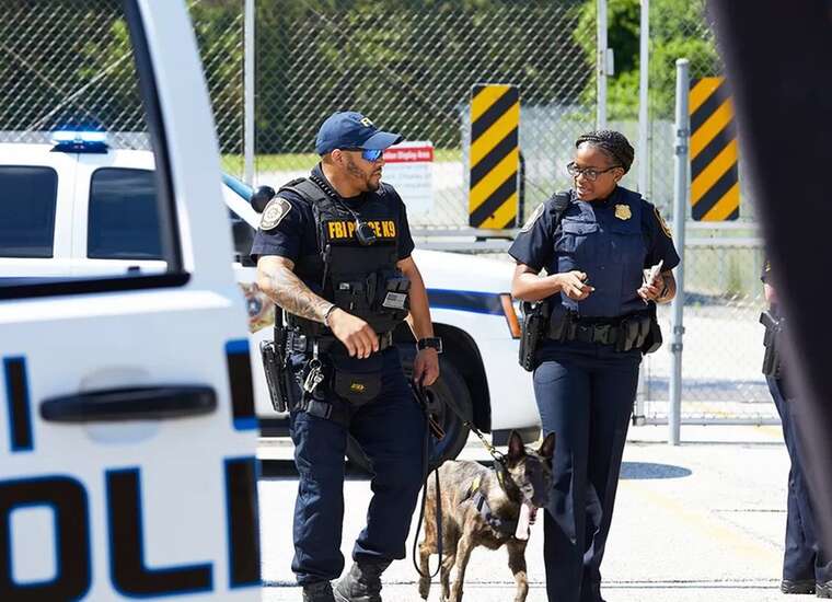 Footage has emerged from a US subway where an attacker fatally wounded a Ukrainian woman