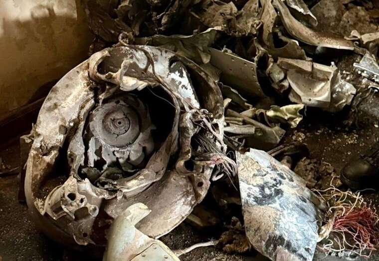 The EU has published images of the fragments of a Russian "Iskander" missile after the strike on the Cabinet