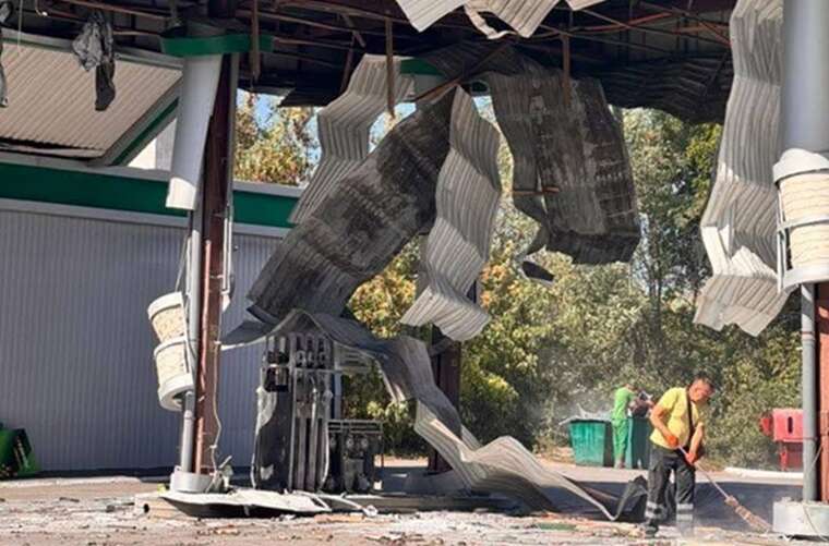 The AF of the RF carried out drone strikes on three gas stations in Kramatorsk