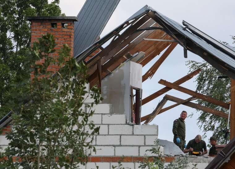 Польський уряд приховав, що будинок під час атаки РФ пошкодила ракета F-16