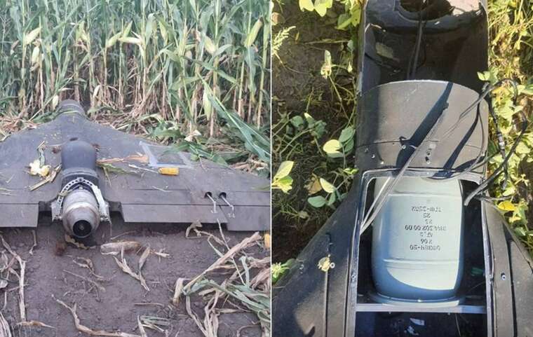 У мережі опублікували фото збитого дрона-«шахеда»