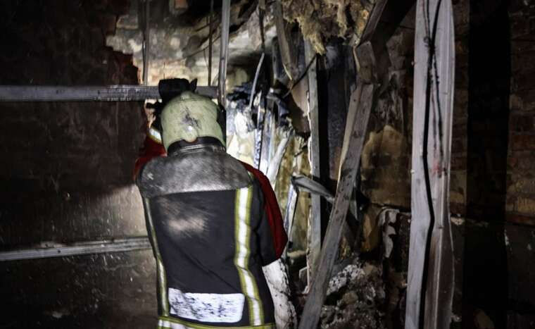  attack on Poltava region: the SES showed footage of the aftermath