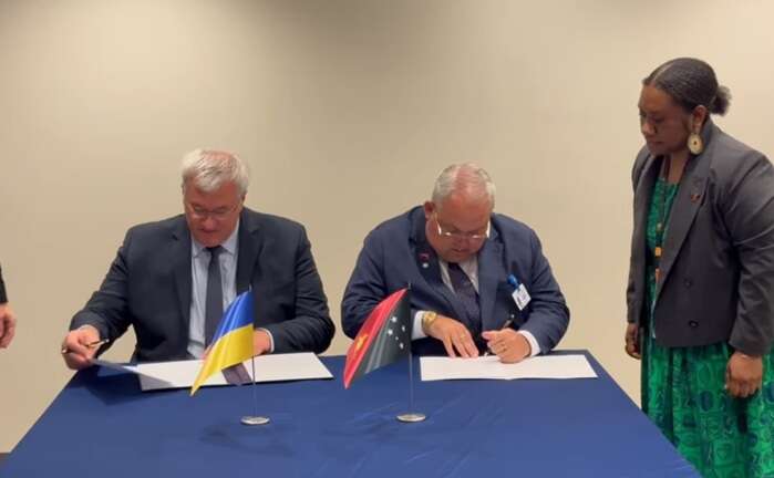 At the UN General Assembly: Ukraine and Papua New Guinea establish diplomatic relations