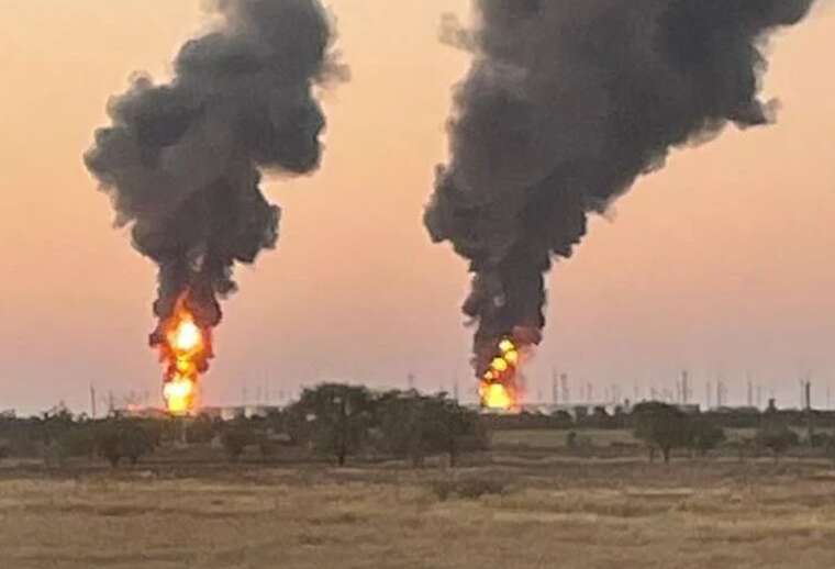 UAVs struck an oil depot in the Rostov region