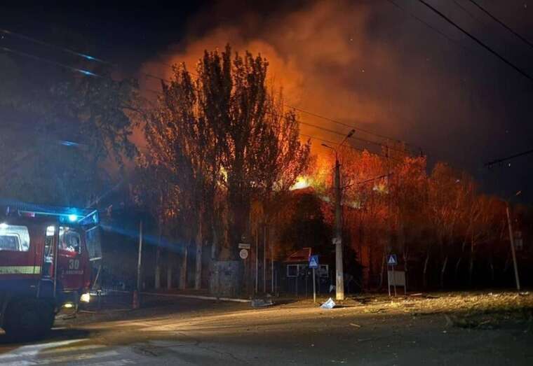 The invaders attacked Kramatorsk: a drone strike on the city police department has been reported