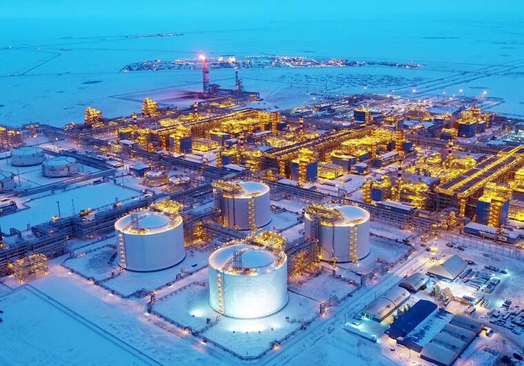 Bloomberg: Російський завод "Арктик СПГ-2" нарощує експорт газу, попри санкції