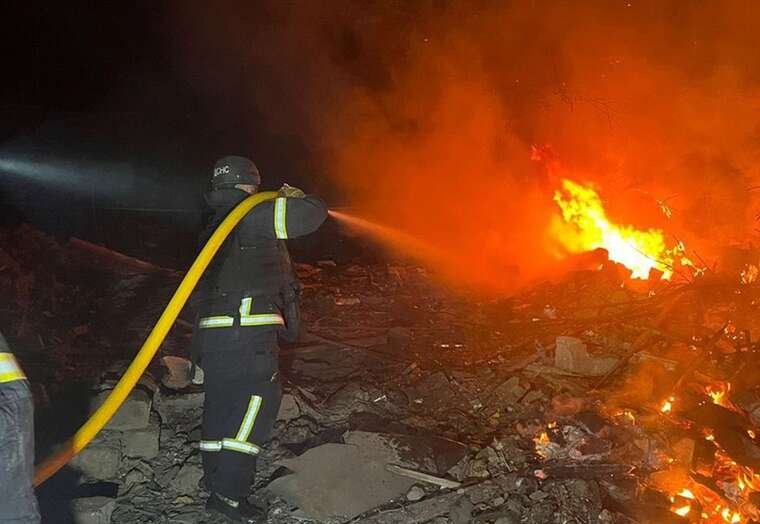 На Дніпропетровщині під час російського удару загинув рятувальник