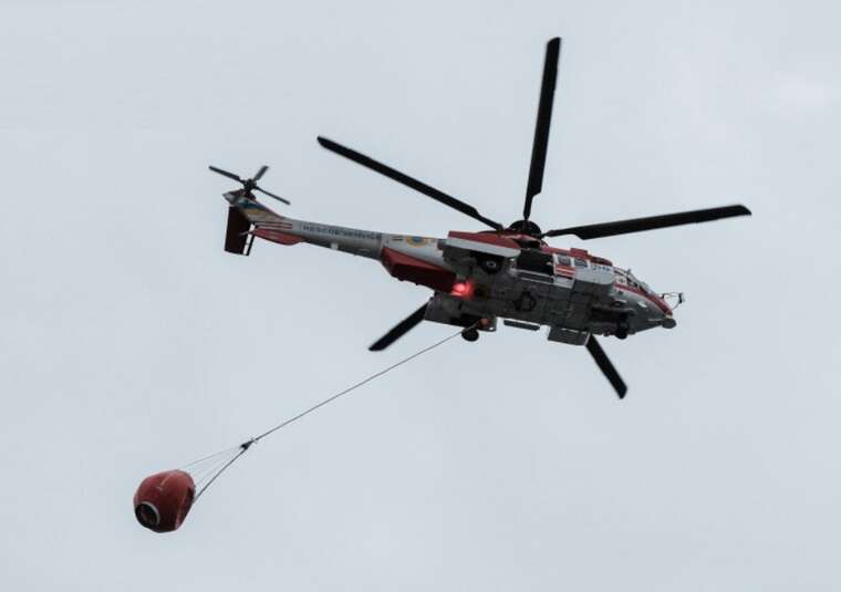 Масштабна пожежа в Києві після удару РФ: для гасіння залучено авіацію ДСНС