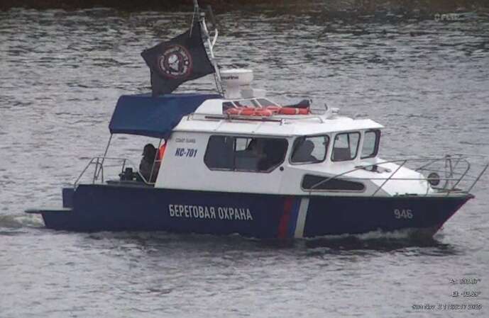 Российский пограничный катер под флагом ЧВК "Вагнер" заметили на границе с Эстонией