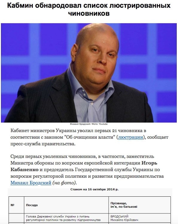 Люстрированный Бродский