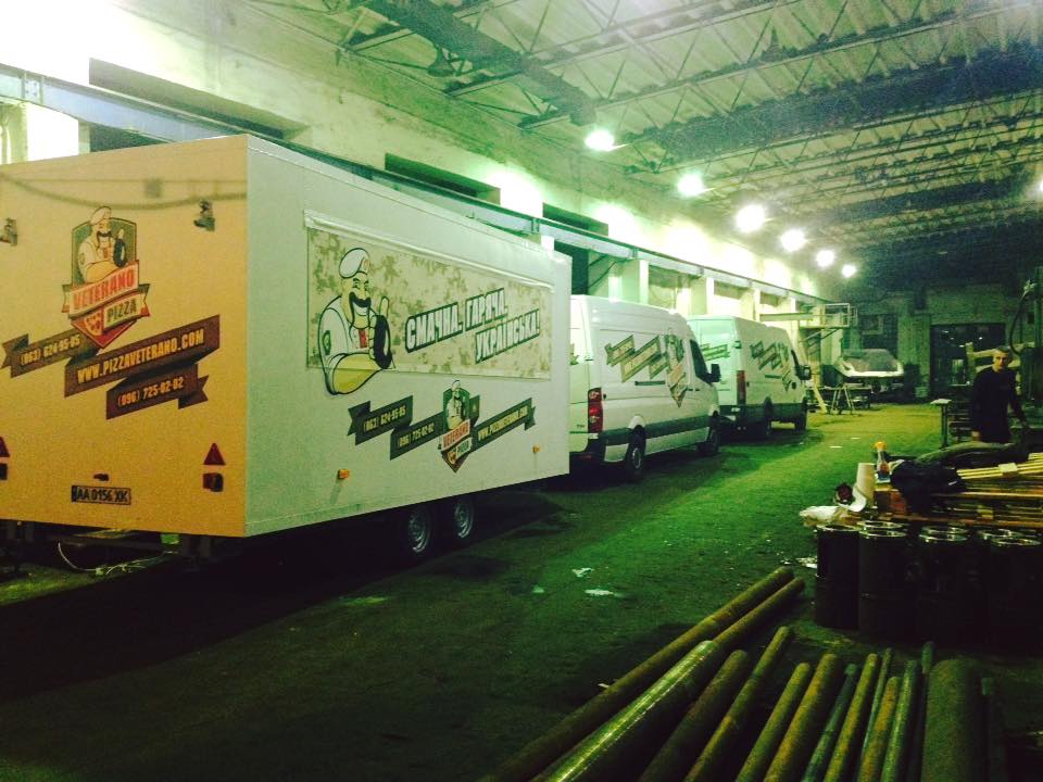 Проект "VeteranoPizza" заработал в Киеве в декабре прошлого года