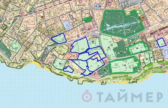 Генплан Одессы. Схема существующего использования территорий - Одесский Политикум Генплан Одессы. Схема существующего использования территорий - Одесский Политикум