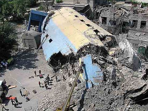 обрушение шахты имени Бажанова