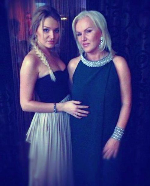 Людмила Добкина с дочкой Аллой