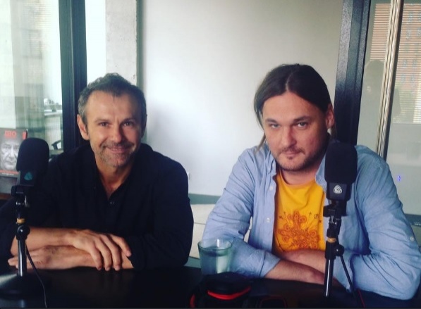 Святослав Вакарчук и Иван Яковина во время радиоэфира Фото: aristocrats.fm dqxikeidqxidqrant